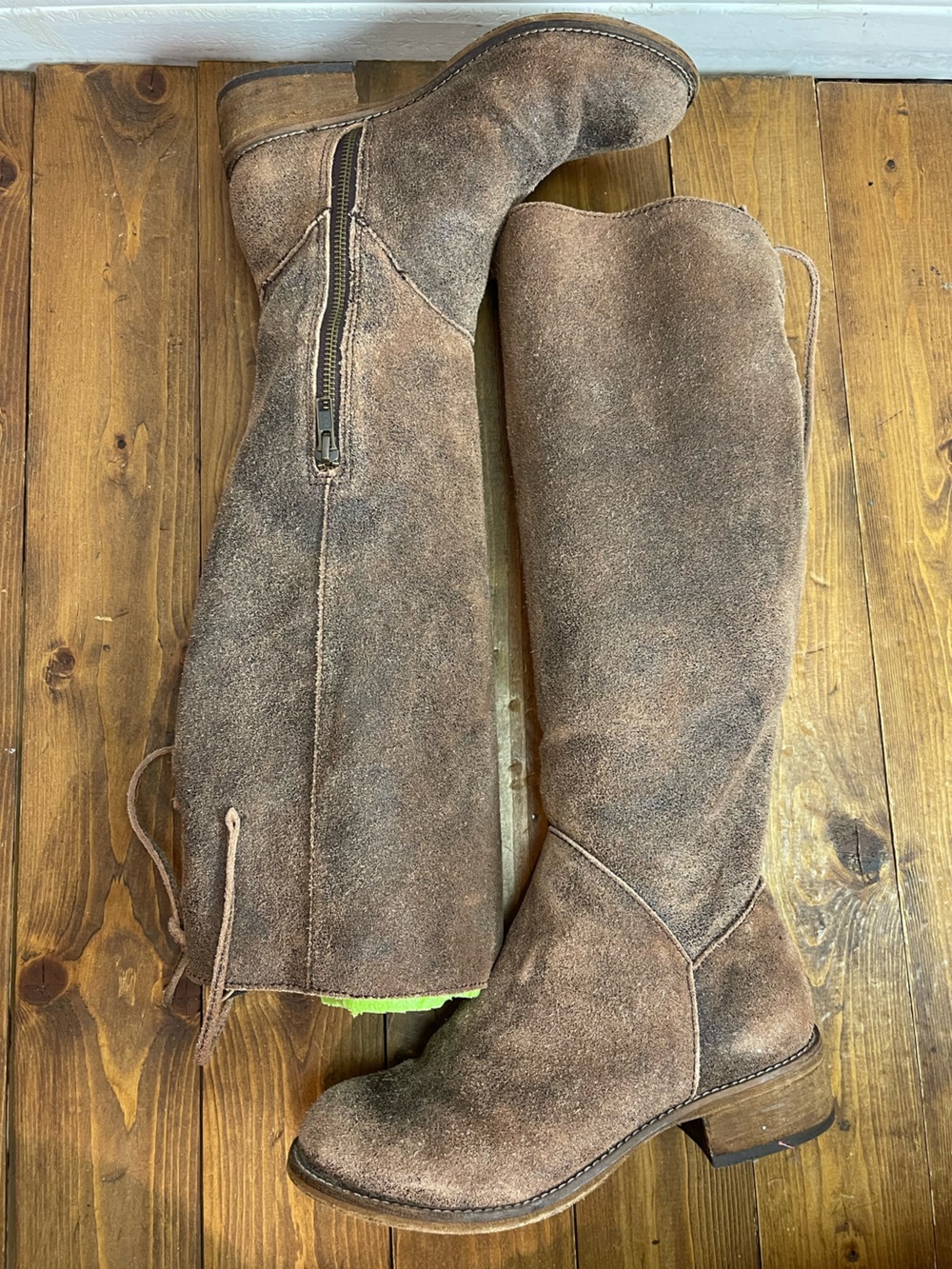 Corral Womens size 6 M brown suede tall boots - Picture 5 of 10